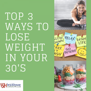 3 ways to lose weight in your 30's